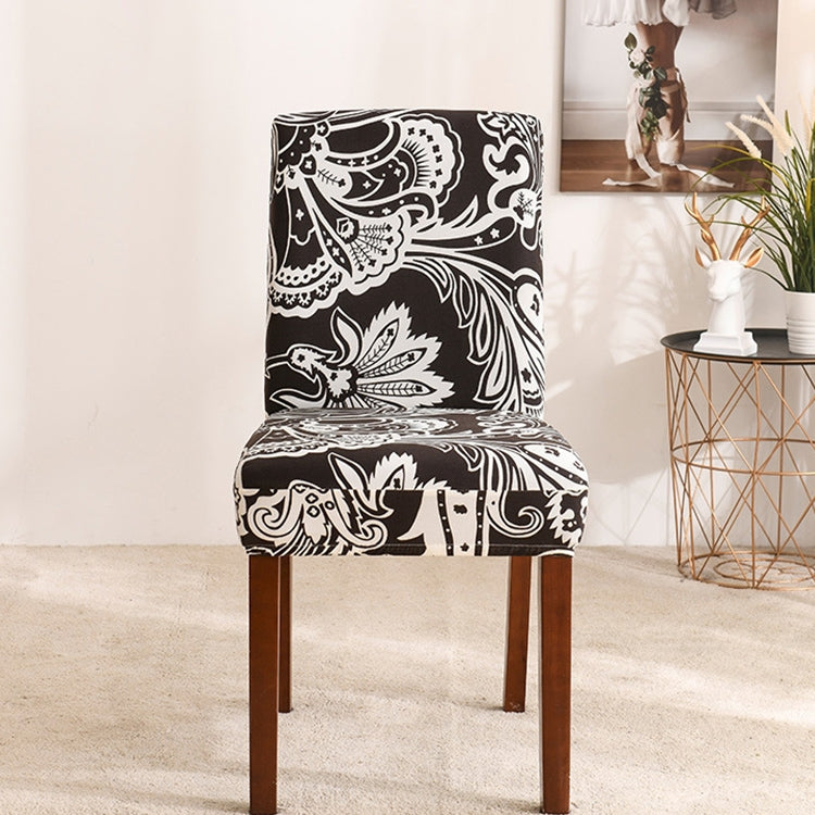2 PCS Elastic All-inclusive Chair Cover Hotel Restaurant General Simple Dining Table And Chair Cover