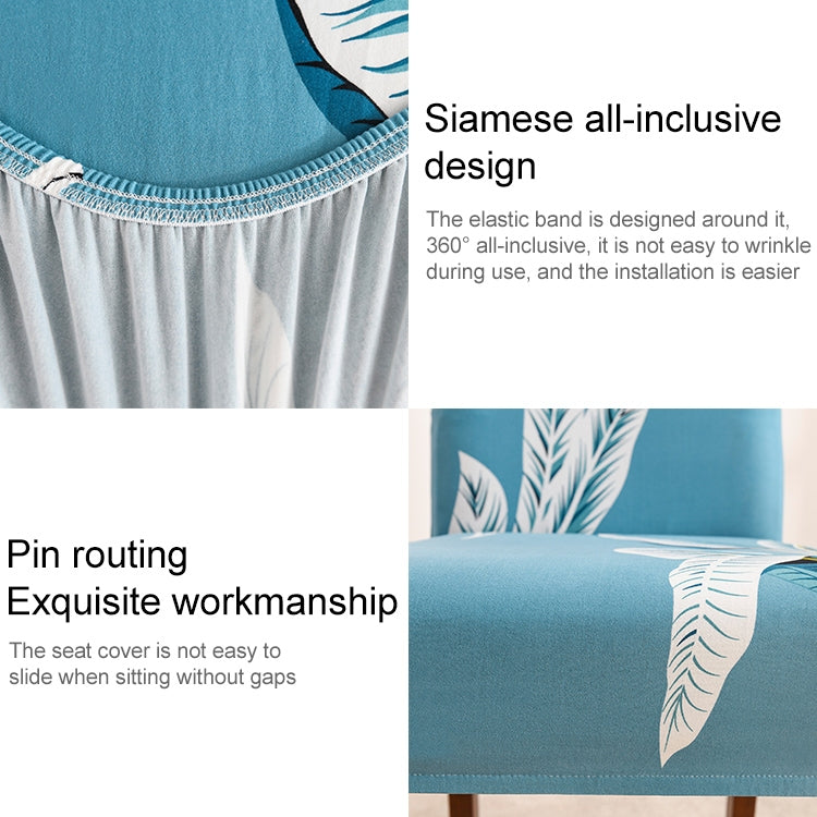 2 PCS Elastic All-inclusive Chair Cover Hotel Restaurant General Simple Dining Table And Chair Cover