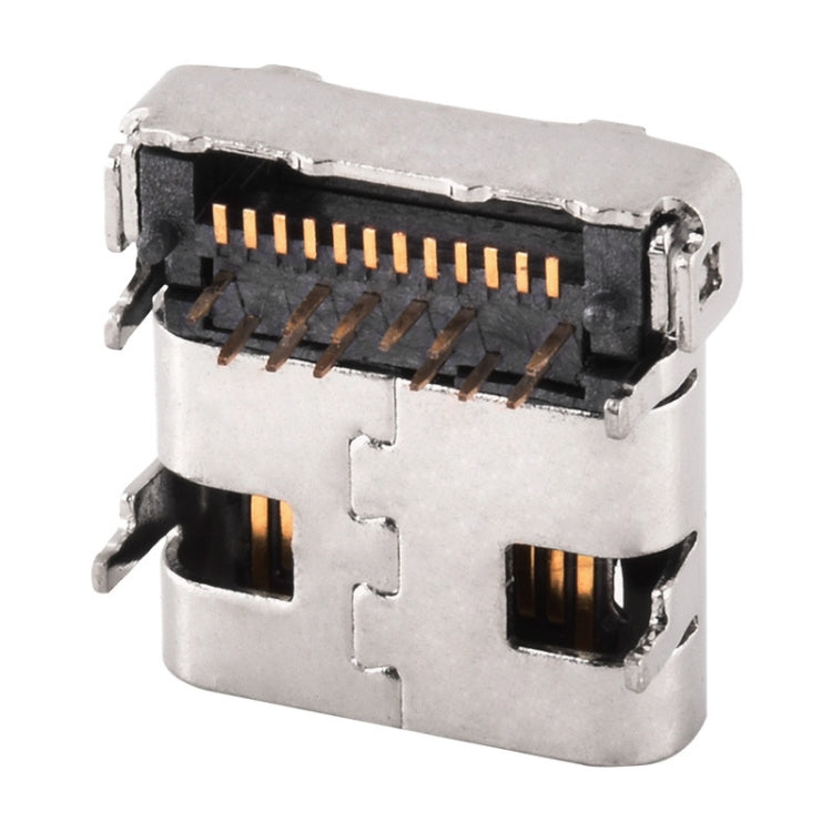10 PCS USB 3.1 Type-C Socket with Shrapnel Female Socket
