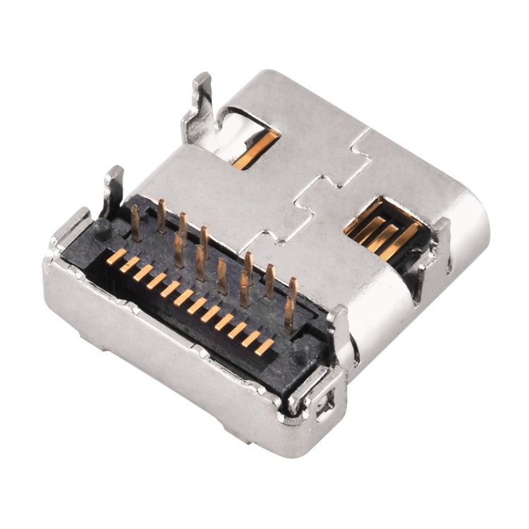 10 PCS USB 3.1 Type-C Socket with Shrapnel Female Socket