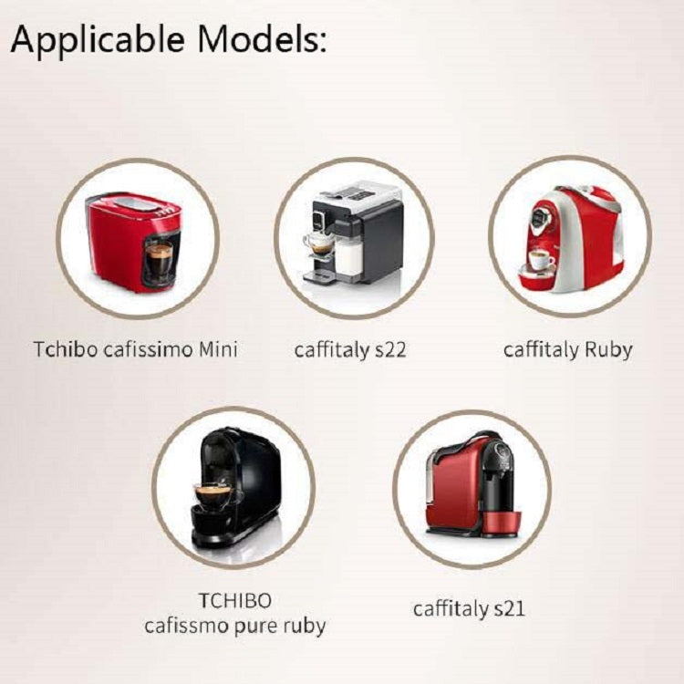 Coffee Capsule Coffee Filter Food Grade Stainless Steel Reusable Coffee Machine Capsule Pattern Random Delivery