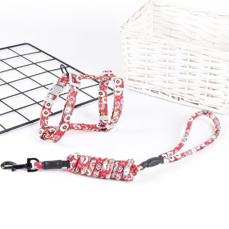 2 PCS Pet Adjustable Traction Rope Cat Leash, Size:S