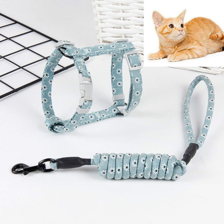 2 PCS Pet Adjustable Traction Rope Cat Leash, Size:M