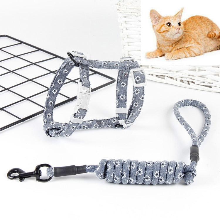 2 PCS Pet Adjustable Traction Rope Cat Leash, Size:M