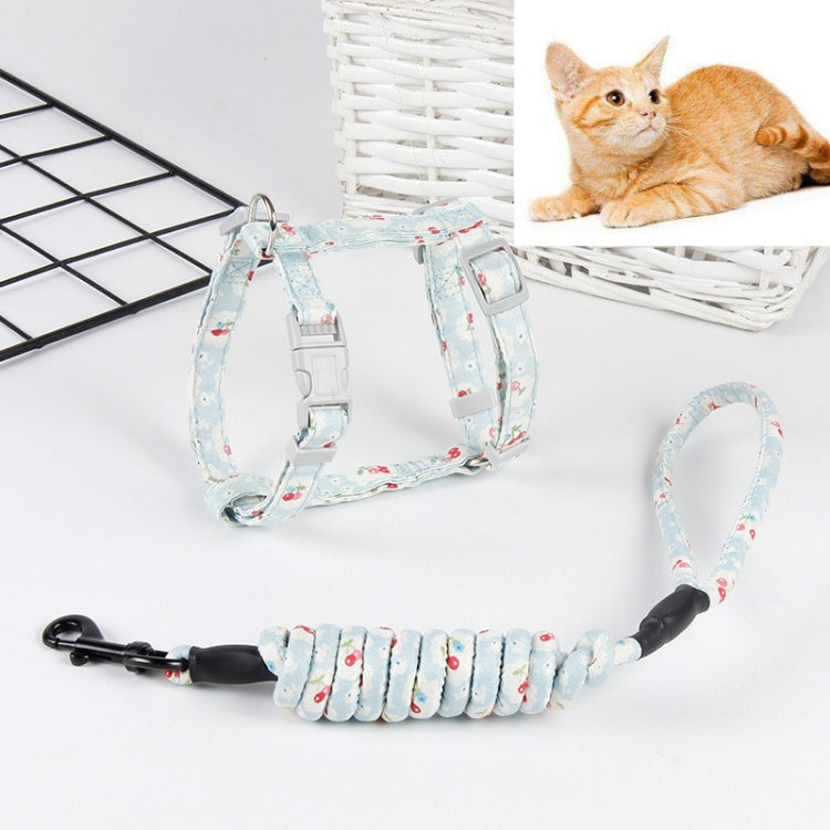 2 PCS Pet Adjustable Traction Rope Cat Leash, Size:M