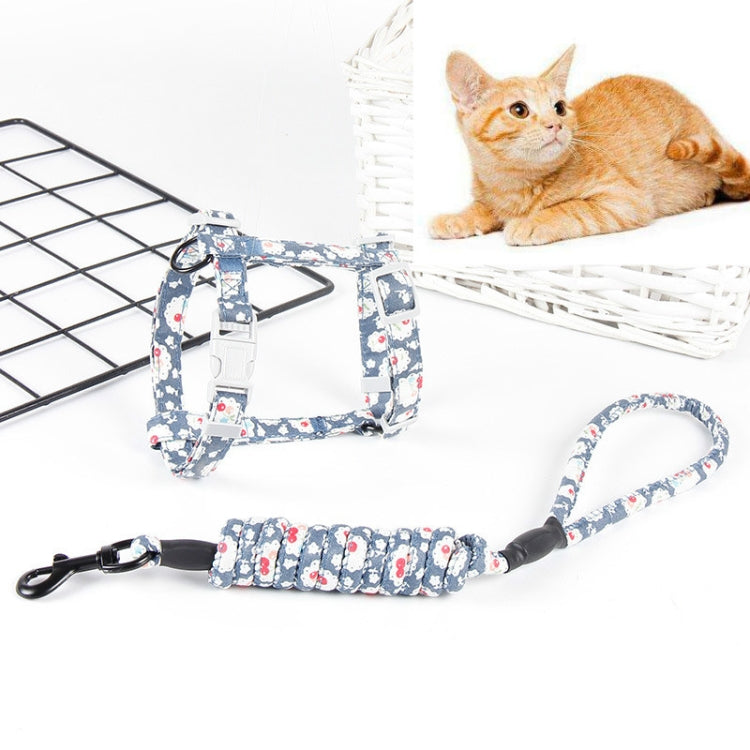 2 PCS Pet Adjustable Traction Rope Cat Leash, Size:M