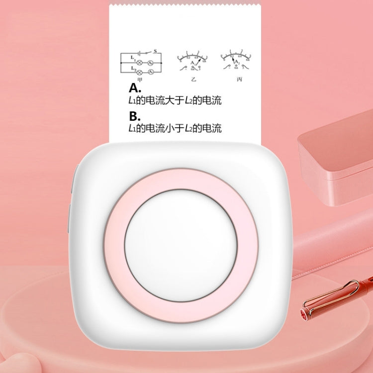 HD Portable Printer Student Pocket Copier Mini Photo Label Printer, Style:Upgraded Edition