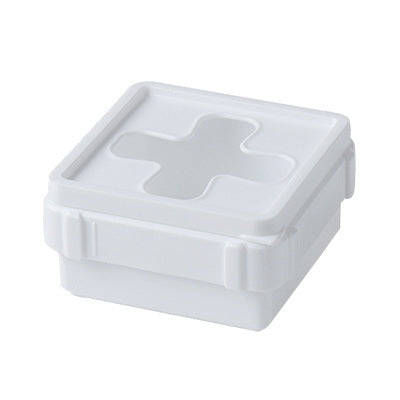 5 PCS Combinable Drawer With Lid Sorting Cross Window Desktop Sundries Storage Box, Colour: Small Square