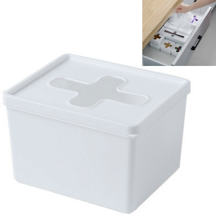 5 PCS Combinable Drawer With Lid Sorting Cross Window Desktop Sundries Storage Box, Colour: Taller
