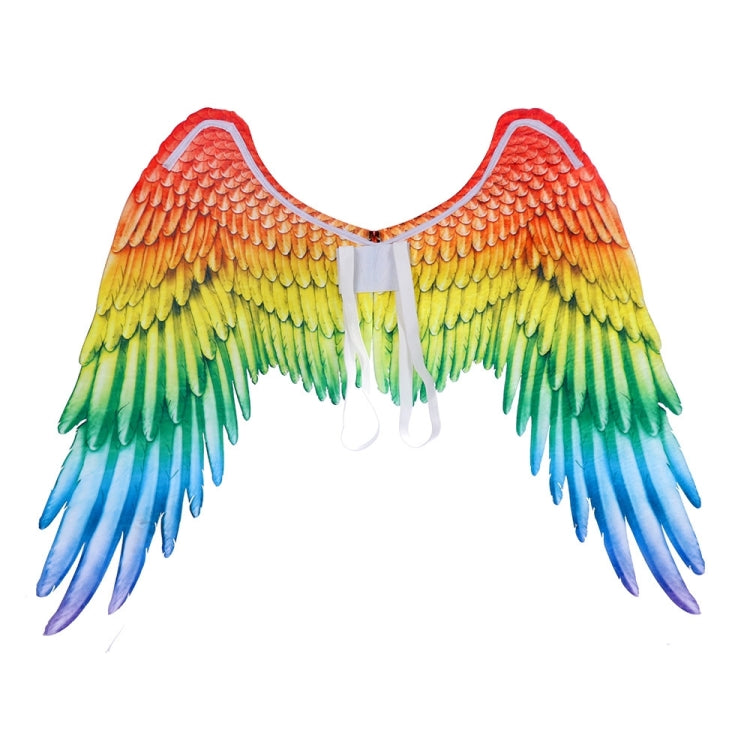 Carnival Halloween Decoration Rainbow Color Angel Big Wings