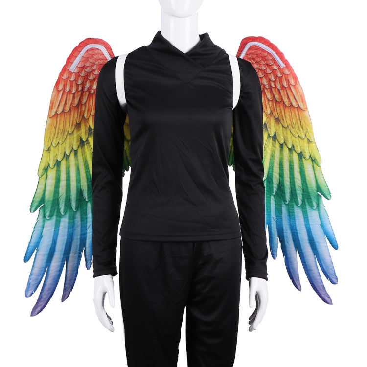 Carnival Halloween Decoration Rainbow Color Angel Big Wings