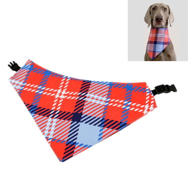 Pet Triangle Towel Three-layer Thickened Waterproof Saliva Towel, Size: L
