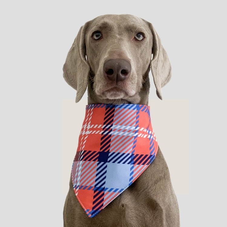Pet Triangle Towel Three-layer Thickened Waterproof Saliva Towel, Size: L