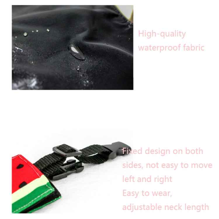 Pet Triangle Towel Three-layer Thickened Waterproof Saliva Towel, Size: L