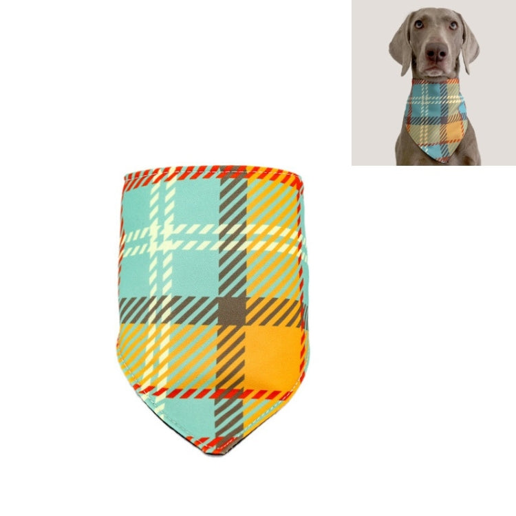 Pet Triangle Towel Three-layer Thickened Waterproof Saliva Towel, Size: L