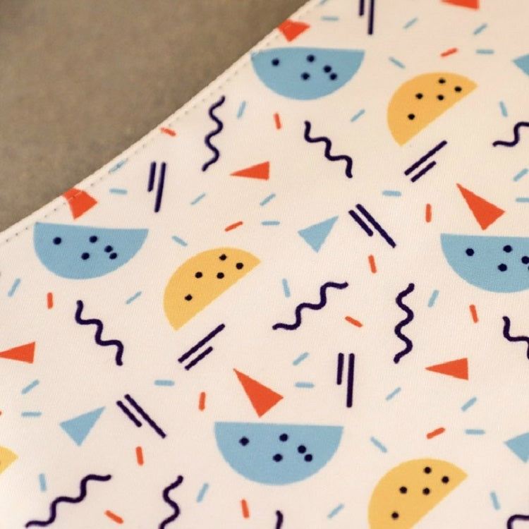 Pac-Man Pattern Pet Scarf Three-layer Thick Waterproof Saliva Towel, Size: XL