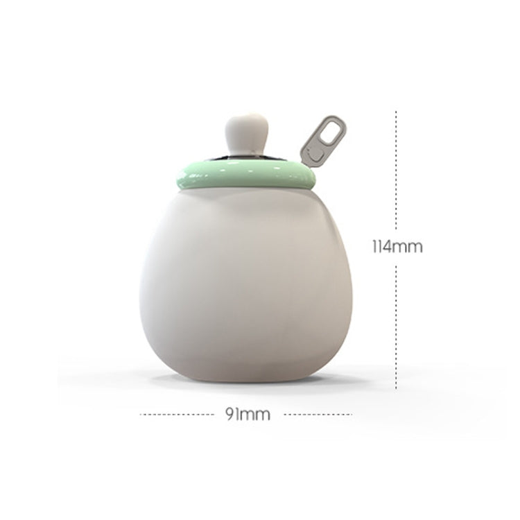 Round Nursing Bottle USB Silicone Night Light LED Bedside Lamp, Style:USB-in Version