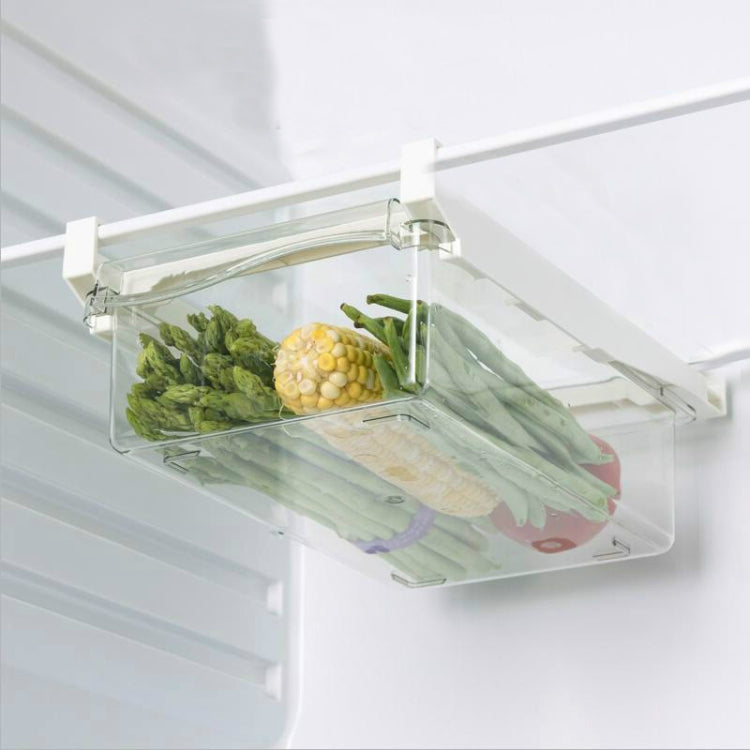 Refrigerator Storage Box Drawer Type Square Household Multifunctional Food Preservation Box, Specification: 1 Fresh Box