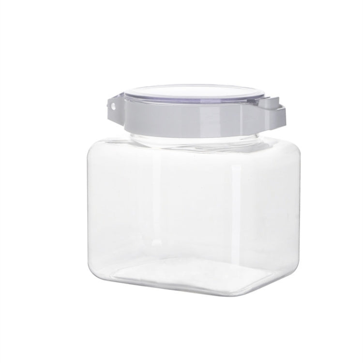 Home Kitchen Press Moisture-proof Seasoning Storage Jar Transparent Food Sealed Jar, Capacity:900ml
