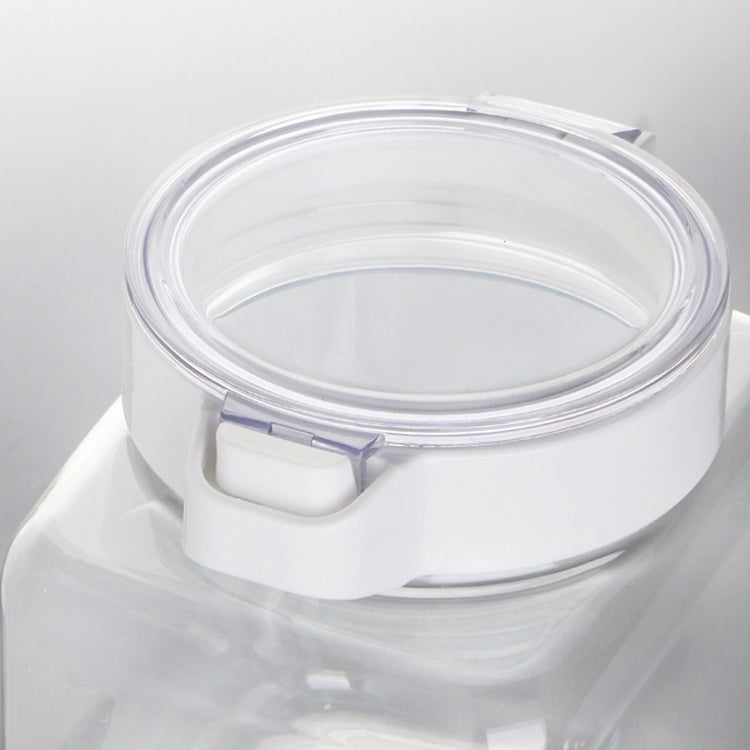 Home Kitchen Press Moisture-proof Seasoning Storage Jar Transparent Food Sealed Jar, Capacity:900ml