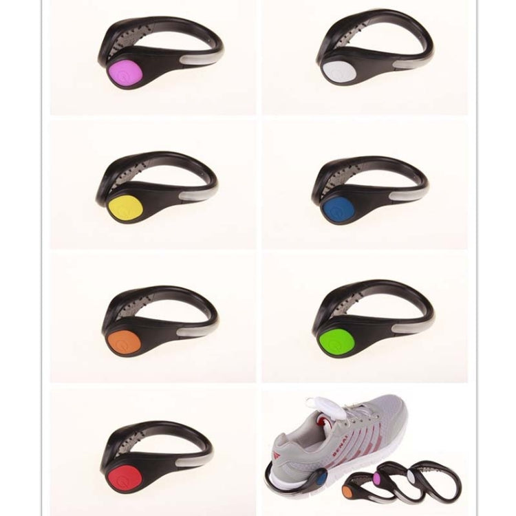 5 PCS Glowing Shoe Clip Light Flashing Shoe Clip Outdoor Sports Warning Light Night Running Equipment, Random Color Delivery