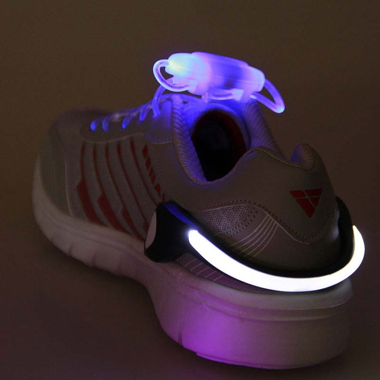 5 PCS Glowing Shoe Clip Light Flashing Shoe Clip Outdoor Sports Warning Light Night Running Equipment, Random Color Delivery