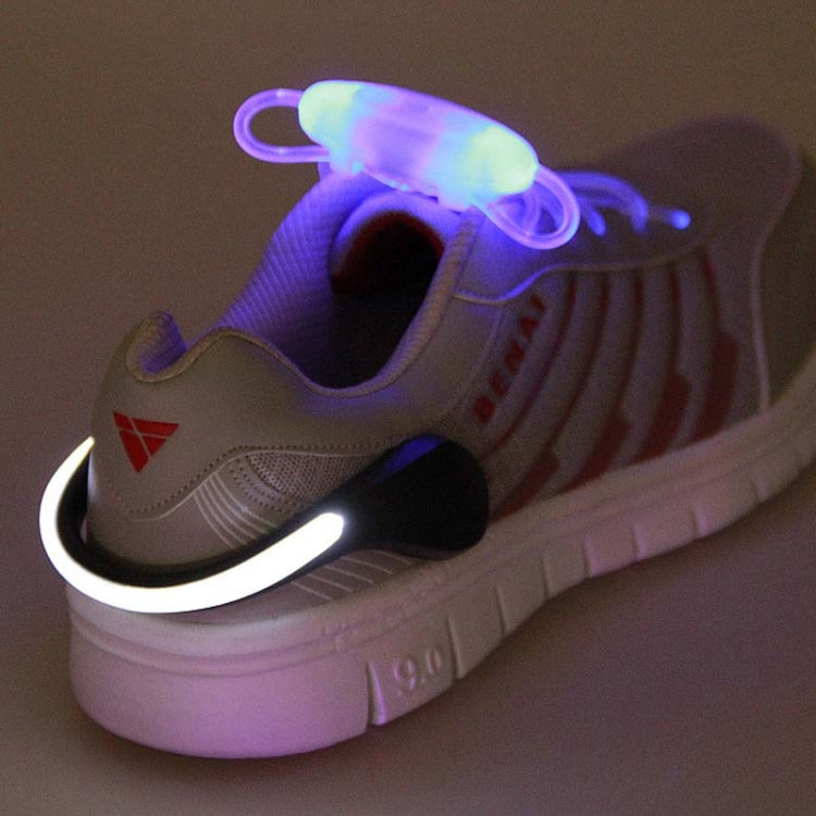 5 PCS Glowing Shoe Clip Light Flashing Shoe Clip Outdoor Sports Warning Light Night Running Equipment, Random Color Delivery