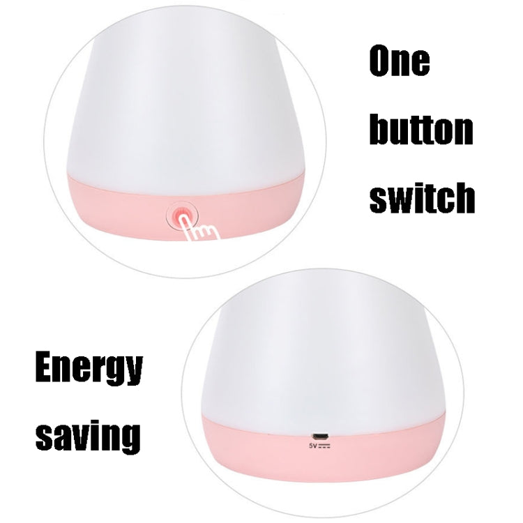 Multifunctional USB Outdoor Portable Lantern Light Bedside LED Atmosphere Light(Green)