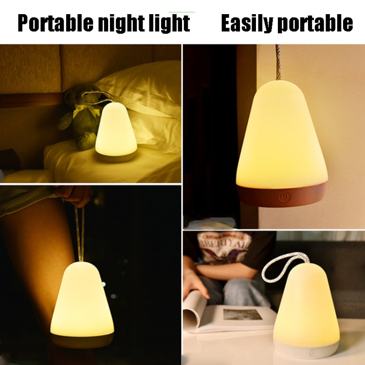 Multifunctional USB Outdoor Portable Lantern Light Bedside LED Atmosphere Light(Green)