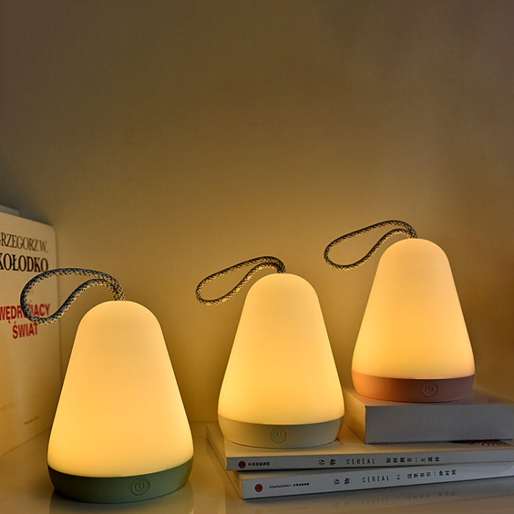 Multifunctional USB Outdoor Portable Lantern Light Bedside LED Atmosphere Light(Green)