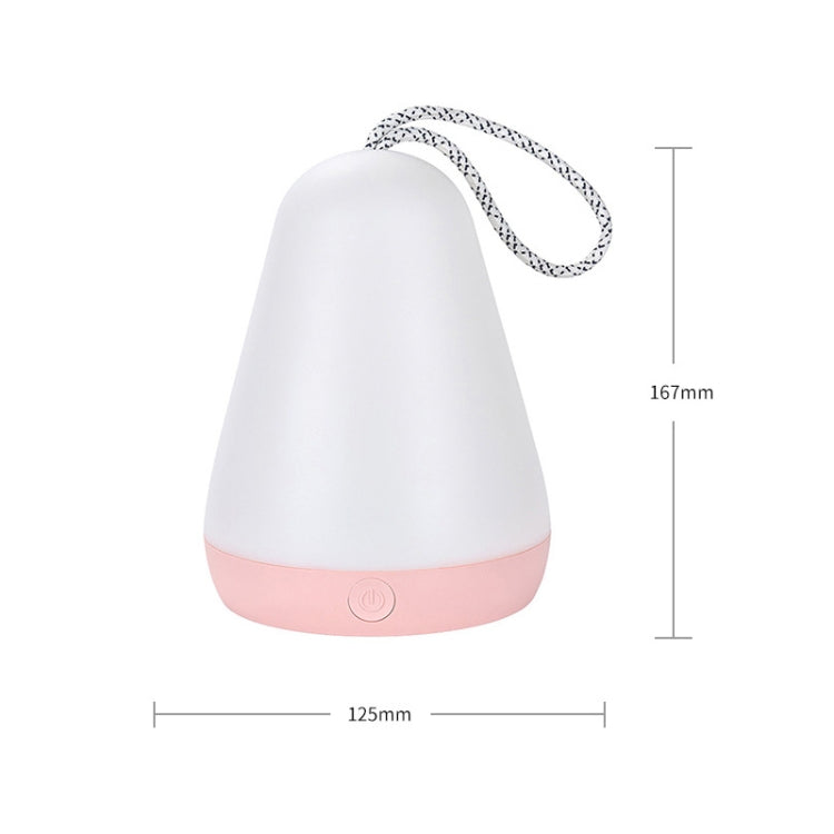 Multifunctional USB Outdoor Portable Lantern Light Bedside LED Atmosphere Light(Green)