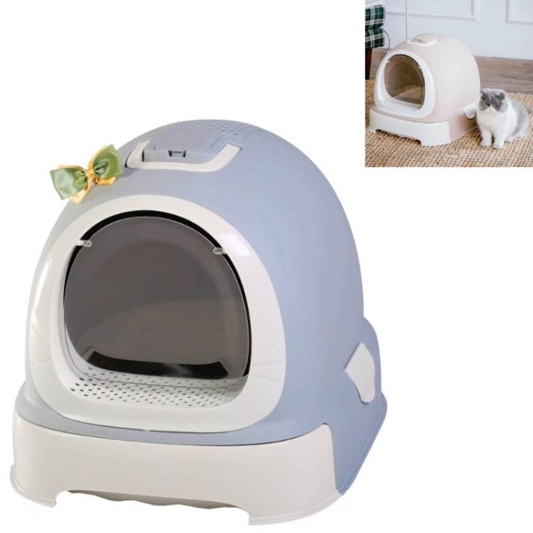 Extra Large Splash-proof Litter Box With Double-layer Deodorizing Pet Toilet Supplies