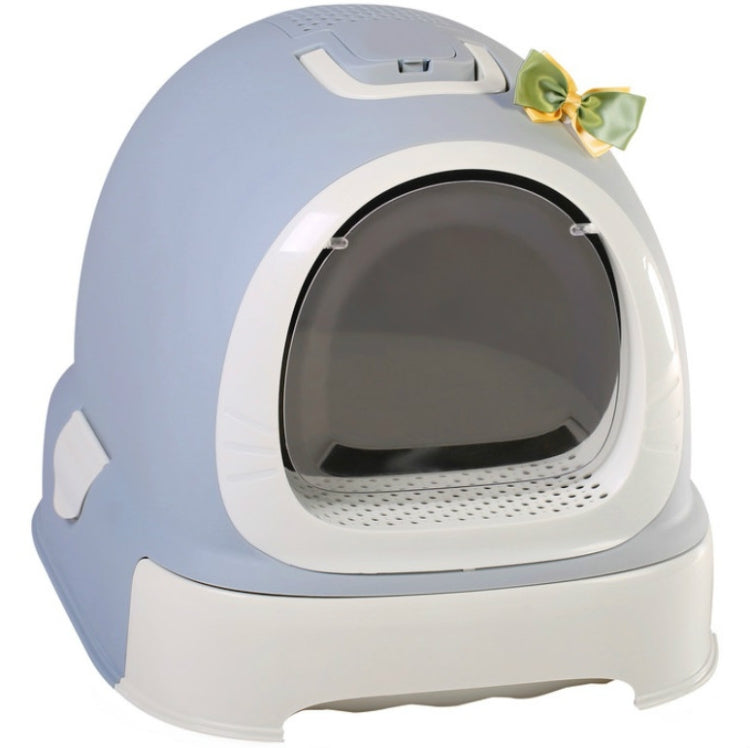 Extra Large Splash-proof Litter Box With Double-layer Deodorizing Pet Toilet Supplies