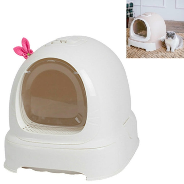 Extra Large Splash-proof Litter Box With Double-layer Deodorizing Pet Toilet Supplies