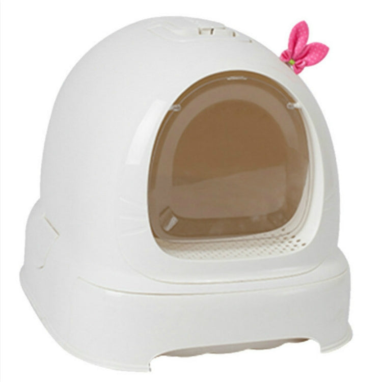 Extra Large Splash-proof Litter Box With Double-layer Deodorizing Pet Toilet Supplies