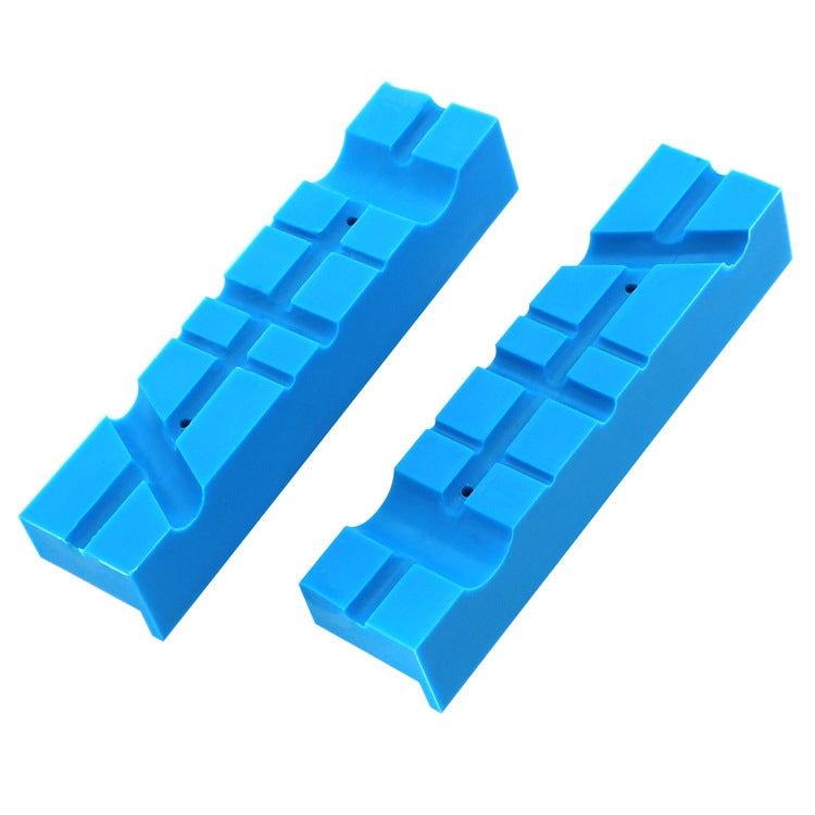 2 PCS / Set Bench Vise Magnetic Protection Strip Universal Jaw Non-slip Liner