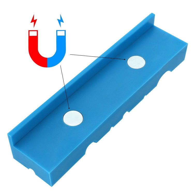 2 PCS / Set Bench Vise Magnetic Protection Strip Universal Jaw Non-slip Liner