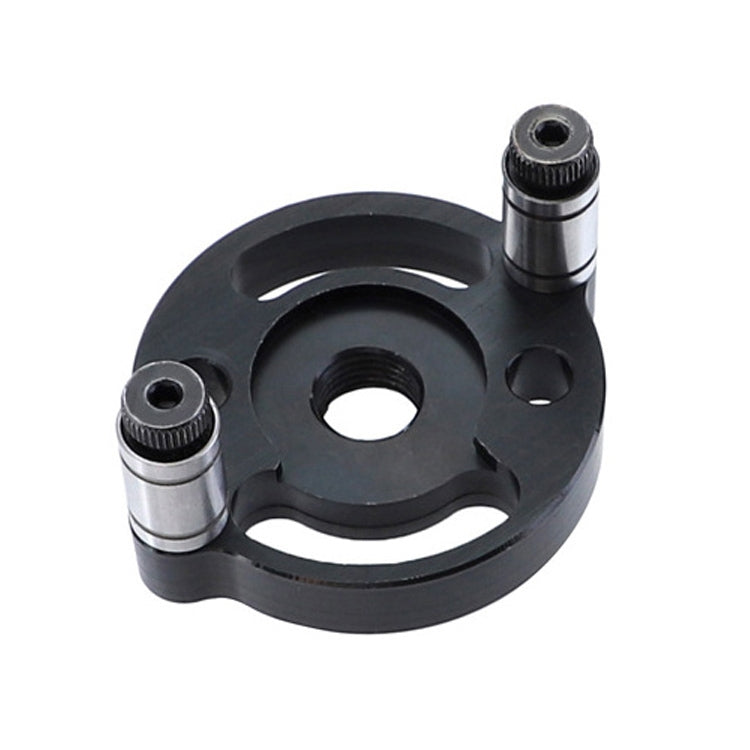 Woodworking Straight Hole Puncher Self-Centering Dowel Splicing Drilling Locator Woodworking Drilling Tool, Style: Black+7 PCS Drill Bit
