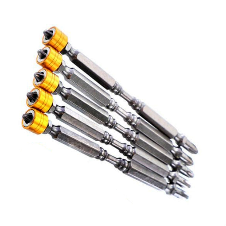 5 PCS Electric Screwdriver Bit Double-headed Cross Magnetic Ring Bit, Specification:110mm