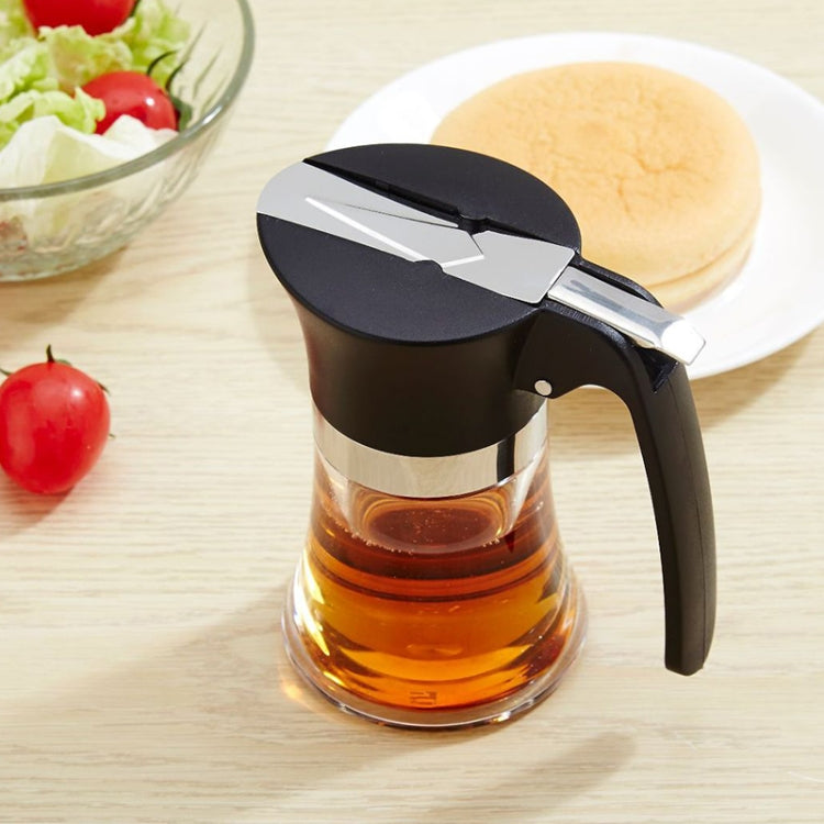 304 Stainless Steel + Acrylic Bottle Kitchen Seasoning Jar, Specification:Syrup Bottle