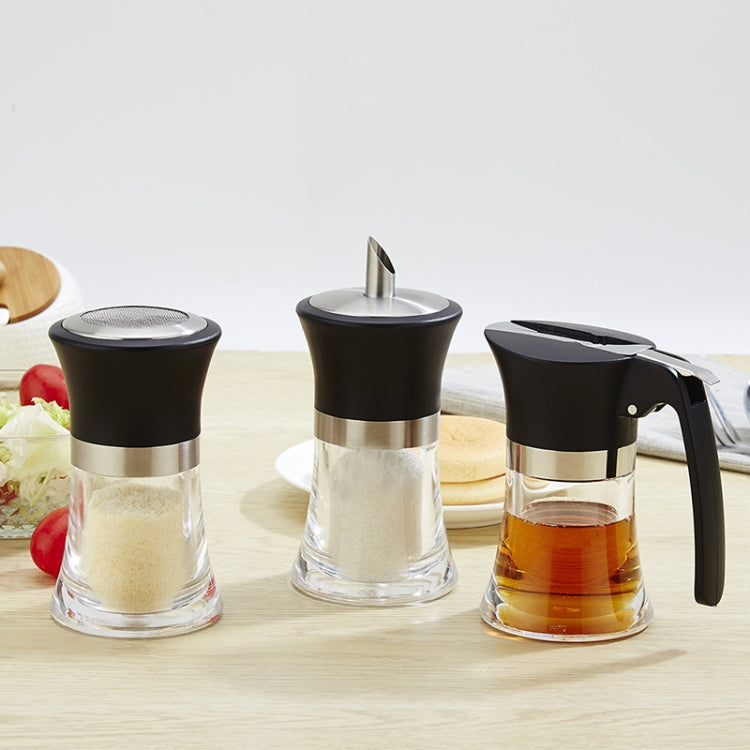 304 Stainless Steel + Acrylic Bottle Kitchen Seasoning Jar, Specification:Powder Bottle