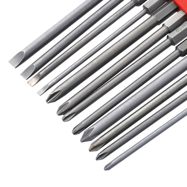 12 PCS / Set Screwdriver Bit With Magnetic S2 Alloy Steel Electric Screwdriver, Specification:12