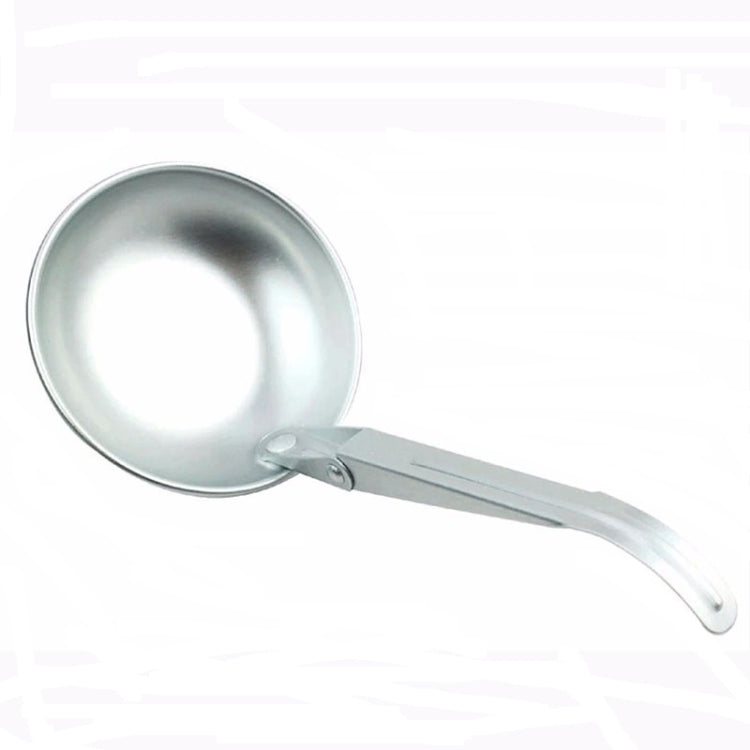 Outdoor Camping Picnic Aluminum Alloy Folding Spoon(Silver)