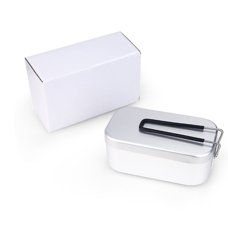 Outdoor Travel Camping Lunch Box Large Portable Foldable Picnic Tableware(Large Regular)