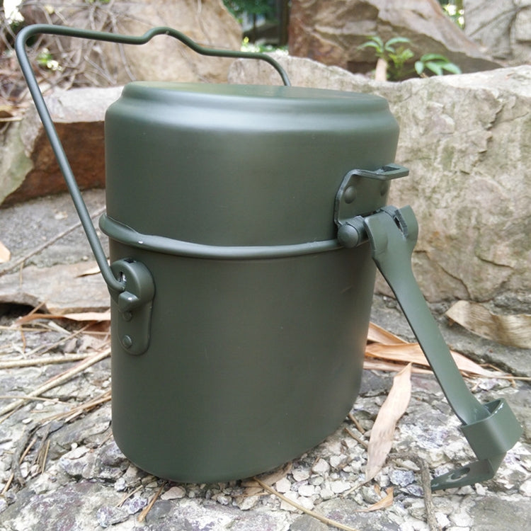 Three-piece Outdoor Camping Lunch Box Heatable Aluminum Lunch Box Portable Lunch Box