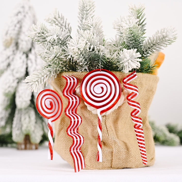 Christmas Decorations Simulation Candy Christmas Tree Ornaments, Specification: Small Lollipop