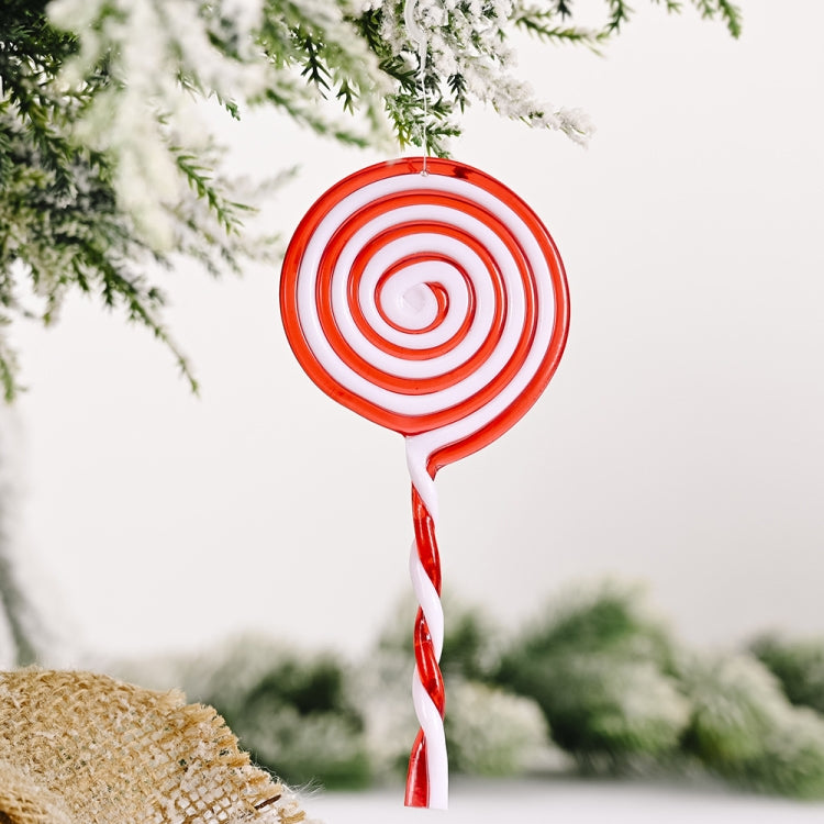 Christmas Decorations Simulation Candy Christmas Tree Ornaments, Specification: Large Lollipop