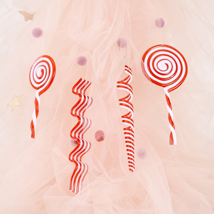 Christmas Decorations Simulation Candy Christmas Tree Ornaments, Specification: Large Lollipop