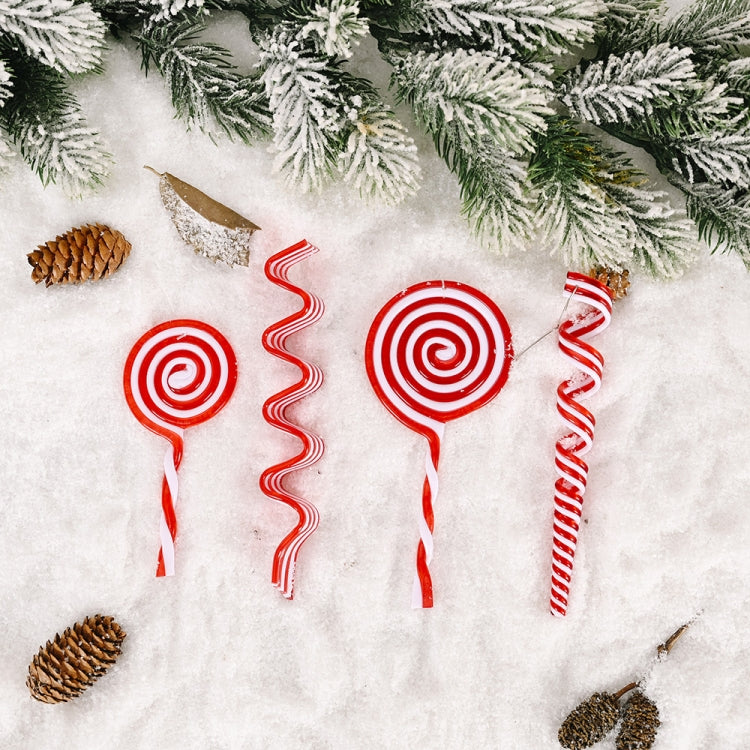 Christmas Decorations Simulation Candy Christmas Tree Ornaments, Specification: Large Lollipop