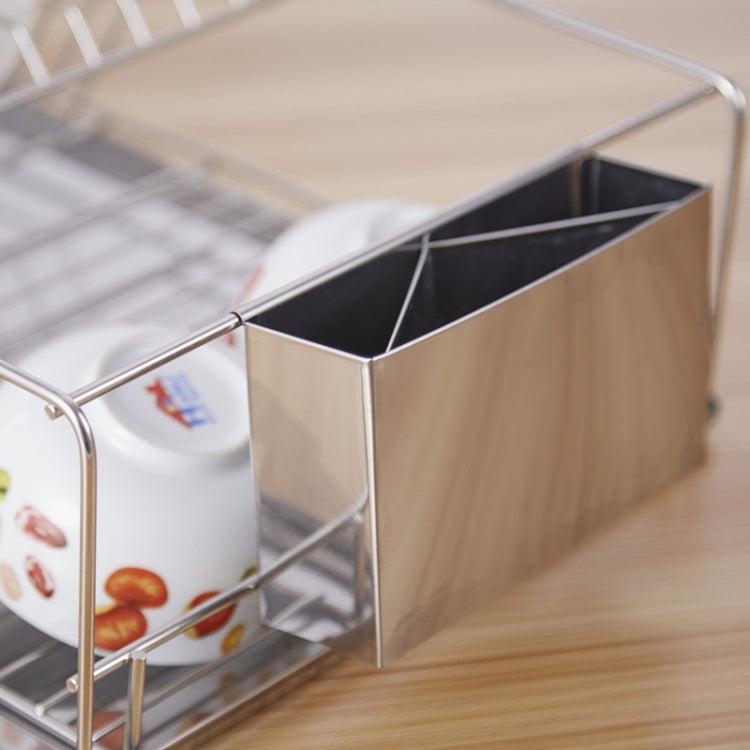 Stainless Steel Bold Single-layer Kitchen Dish Storage Rack Drain Rack
